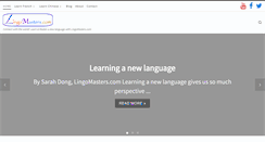 Desktop Screenshot of lingomasters.com